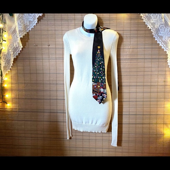 ORGANIC John Patrick sweater dress. Push-up sleeves, ribbed back - Picture 4 of 16